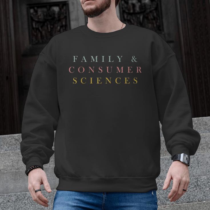 FCS Teacher Family And Consumer Sciences Minimalist Teacher Men Graphic Sweatshirt