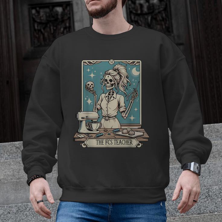 FCS Teacher Skeleton Halloween Family And Consumer Science Men Graphic Sweatshirt