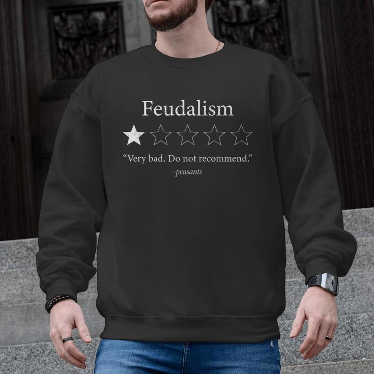 Feudalism Review World History AP History Teacher Men Graphic Sweatshirt
