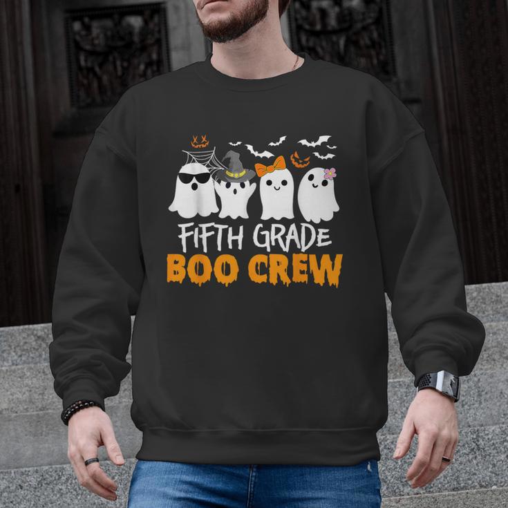 Fifth Grade Boo Crew Halloween Teacher Costume Men Graphic Sweatshirt