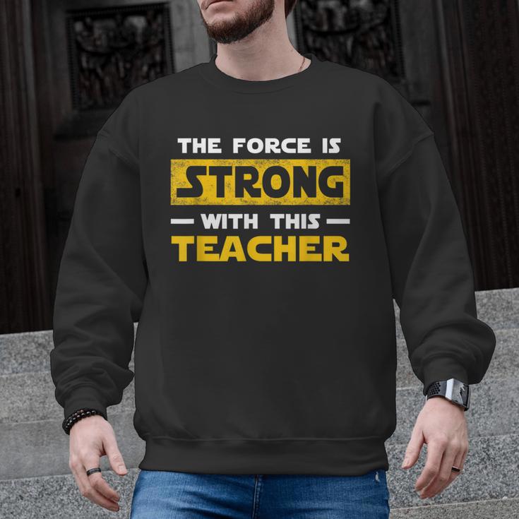 The Force Strong With This Teacher Men Women Kids Men Graphic Sweatshirt