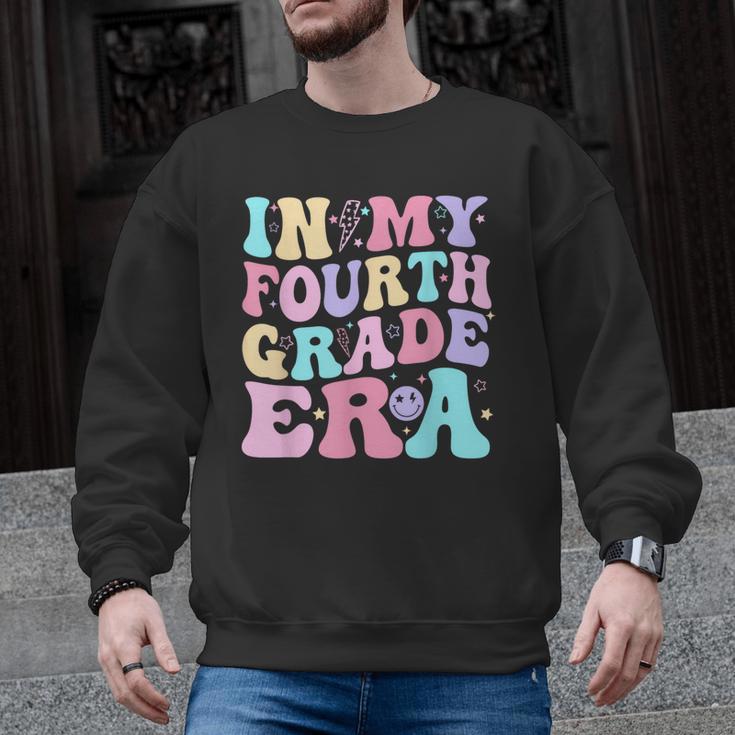 In My Fourth Grade Era Girl Back To School 4th Grade Teacher Men Graphic Sweatshirt