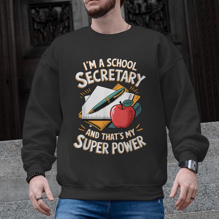 Front Office Teacher Admin Mother I'm A School Secretary Men Graphic Sweatshirt