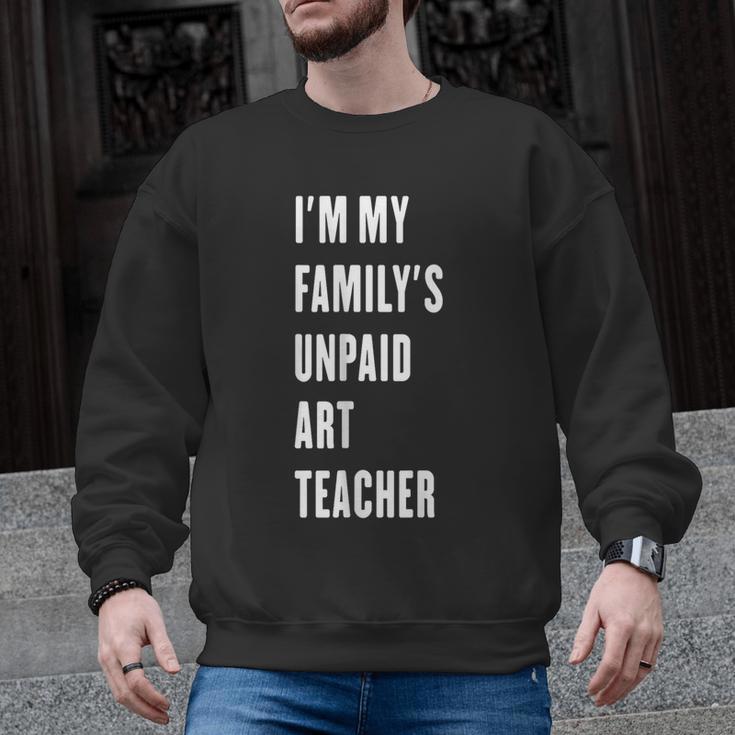 Funny Art Teacher Men Graphic Sweatshirt
