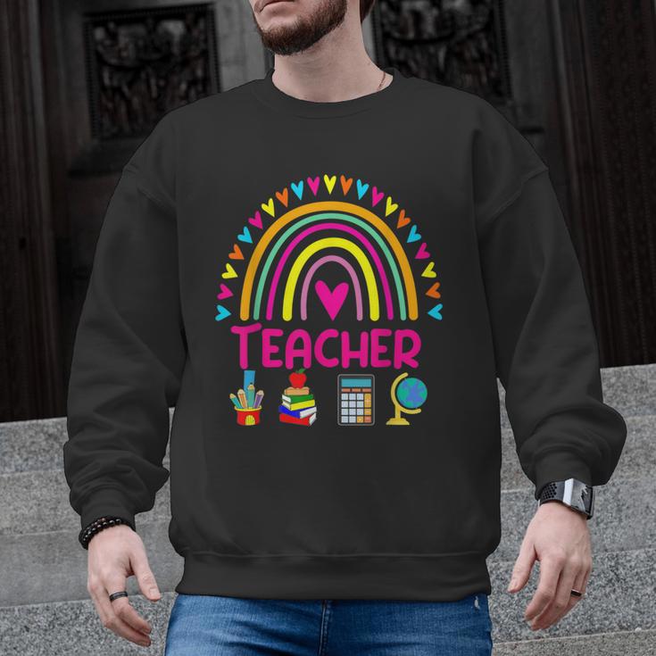 Future Kids Career Teacher Rainbow Boy Girl Graduations Men Graphic Sweatshirt