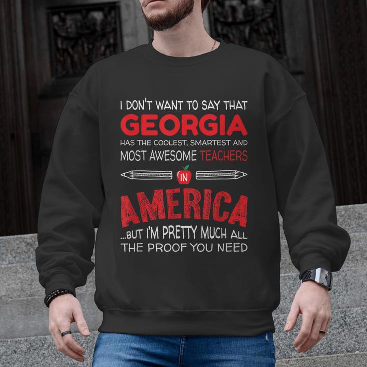 Georgia Teachers Classroom Tshirt Men Graphic Sweatshirt