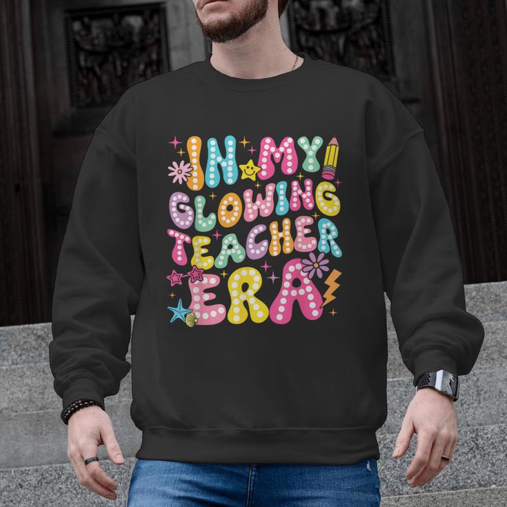 In My Glowing Teacher Era Teaching Back To School Men Graphic Sweatshirt