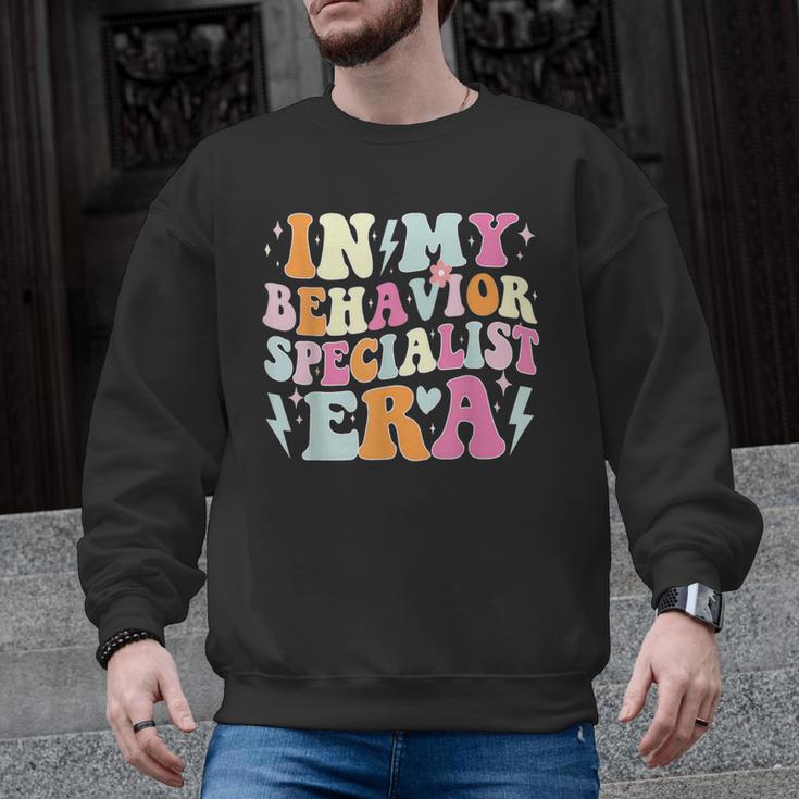 Groovy In My Behavior Specialist Era Behavior Teachers Men Graphic Sweatshirt