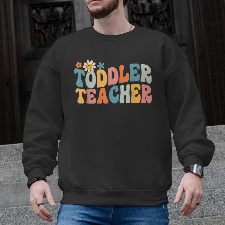 Groovy Toddler Teacher Appreciation Back To School Men Graphic Sweatshirt