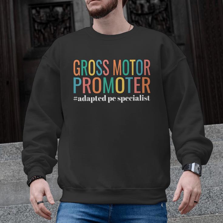 Gross Motor Promoter Adapted PE Specialist PE Teacher Art Men Graphic Sweatshirt