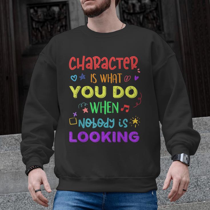 Growth Mindset Teacher Positive Message Inspirational Quote Men Graphic Sweatshirt