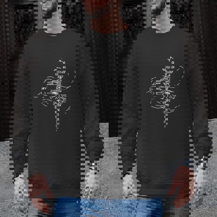 Halloween Ballet Mummy Ballerina Spooky Dance Teacher Women Men Graphic Sweatshirt