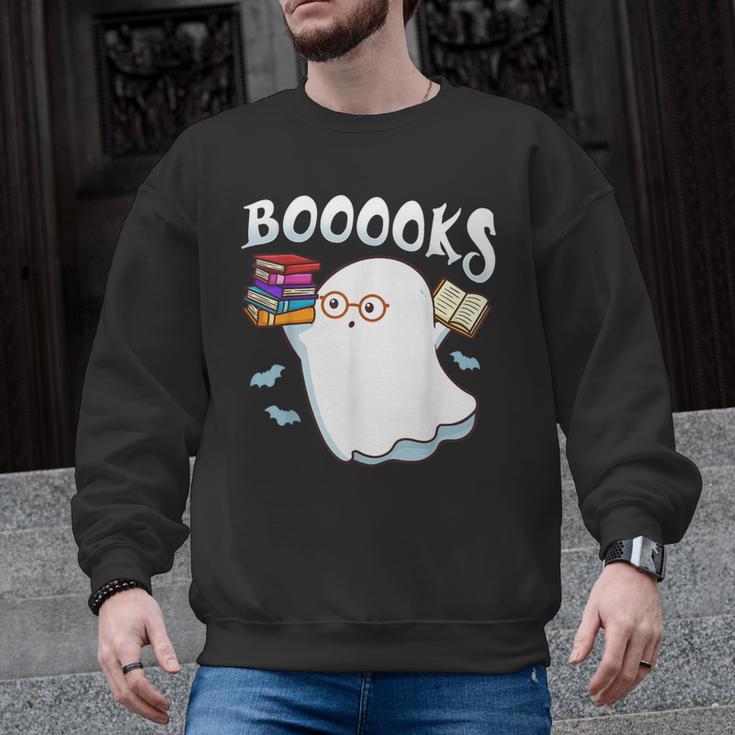 Halloween Books Librarian English Teacher Reader Reading Men Graphic Sweatshirt