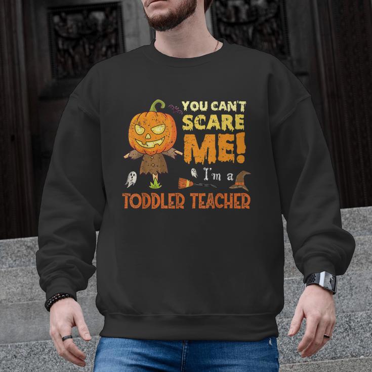 Halloween You Can't Scare Toddler Teacher  For Men Women Men Graphic Sweatshirt
