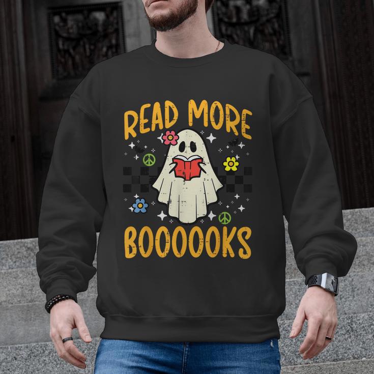 Halloween Read More Books Retro Costume Teacher Women Girls Men Graphic Sweatshirt
