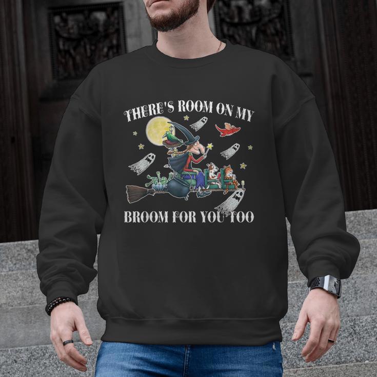 Halloween There's Room On My Broom For You Too Teacher Men Graphic Sweatshirt