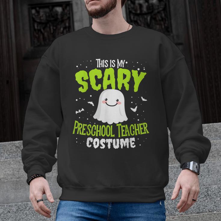Halloween This Is My Scary Preschool Teacher Custome For Men Women Kids Men Graphic Sweatshirt