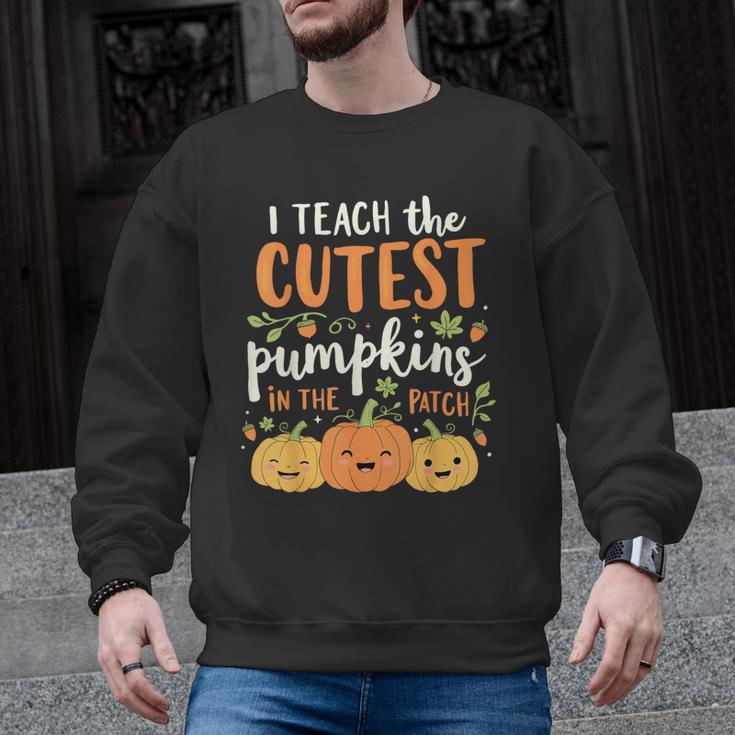 Halloween Teacher I Teach The Cutest Pumpkins In The Patch Men Graphic Sweatshirt