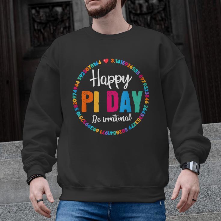 Happy Pi Day Pie Math Coach Teacher Pi Day Lover Nerdy Men Graphic Sweatshirt