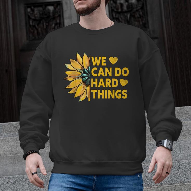 We Can Do Hard Things Kids Teacher Back To School Men Graphic Sweatshirt