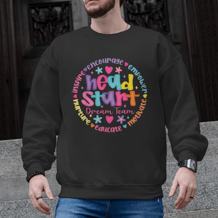 Head Start Dream Team Squad Teacher Headstart Back To School Men Graphic Sweatshirt