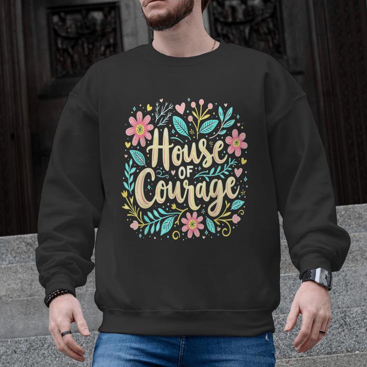 House Of Courage Flowers RCA School Teacher Student Tee Men Graphic Sweatshirt