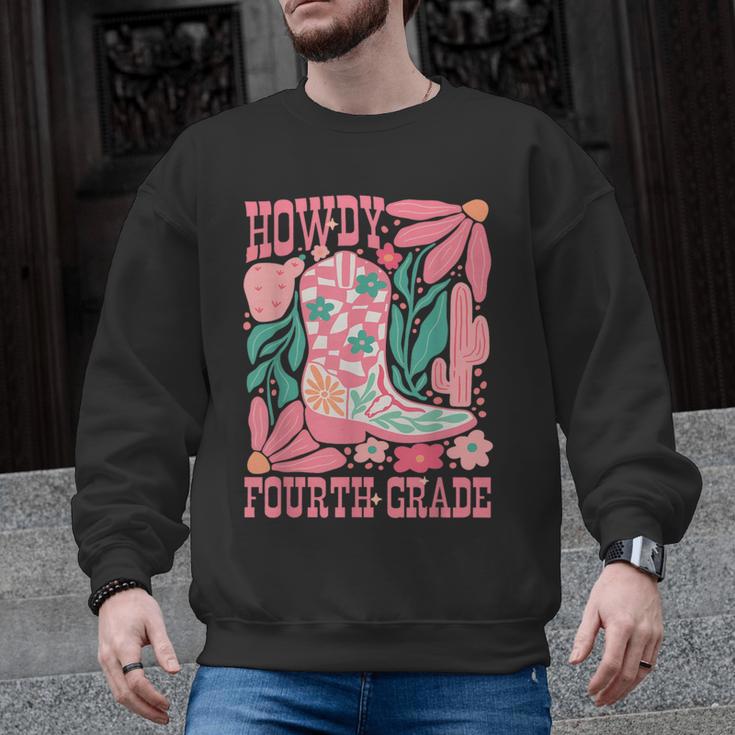 Howdy Fourth Grade Western 4th Grade Teacher Cowboy Cowgirl Men Graphic Sweatshirt, 4th Grade Teacher Gifts, trending gift Howdy Fourth Grade Western 4th Grade Teacher Cowboy Cowgirl Men Graphic Sweatshirt, 4th Grade Teacher Gifts, trending gift