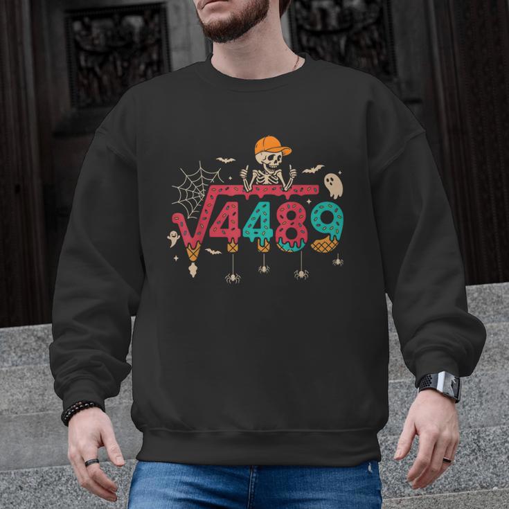 HUGvyn Square Root 4489 Math Teacher 67 Meme Halloween Men Graphic Sweatshirt