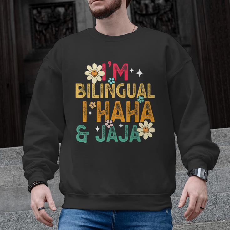 I’m Bilingual I Haha And Jaja Spanish Teacher Bilingual For Men Women Girls Kids Men Graphic Sweatshirt