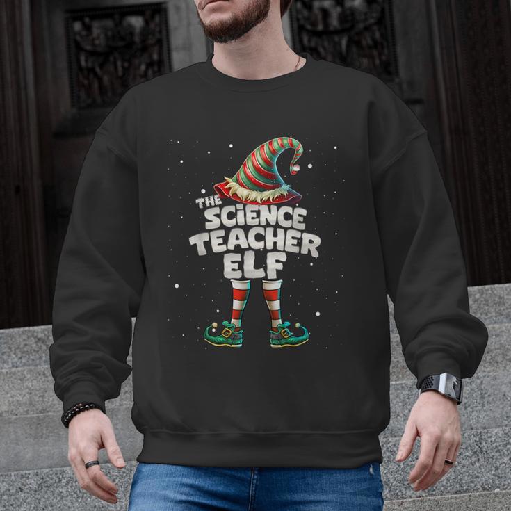 I'm The Science Teacher Elf Family Matching Group Christmas Men Graphic Sweatshirt