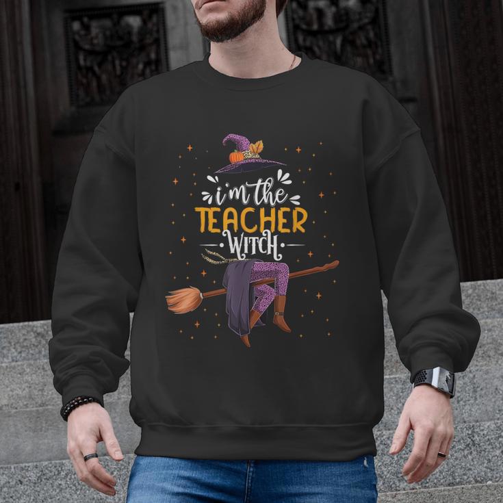 Im The Teacher Witch Halloween Matching Group Costume Men Graphic Sweatshirt