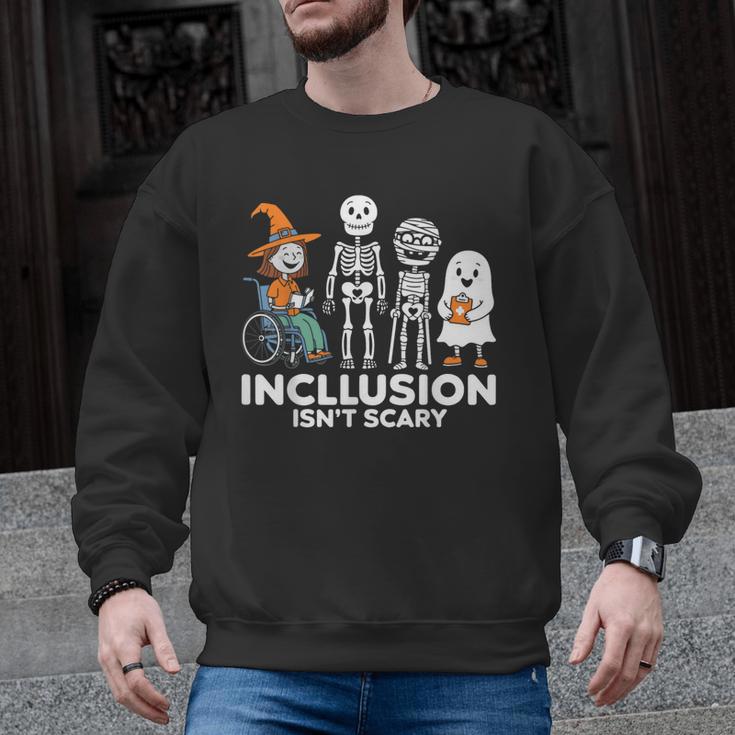 Inclusion Isn't Scary SLP Halloween Costume Sped Teacher Men Graphic Sweatshirt