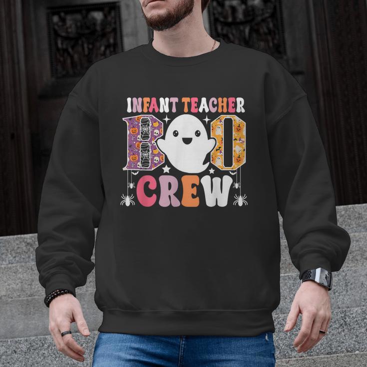 Infant Teacher Boo Crew Halloween Costume Men Graphic Sweatshirt