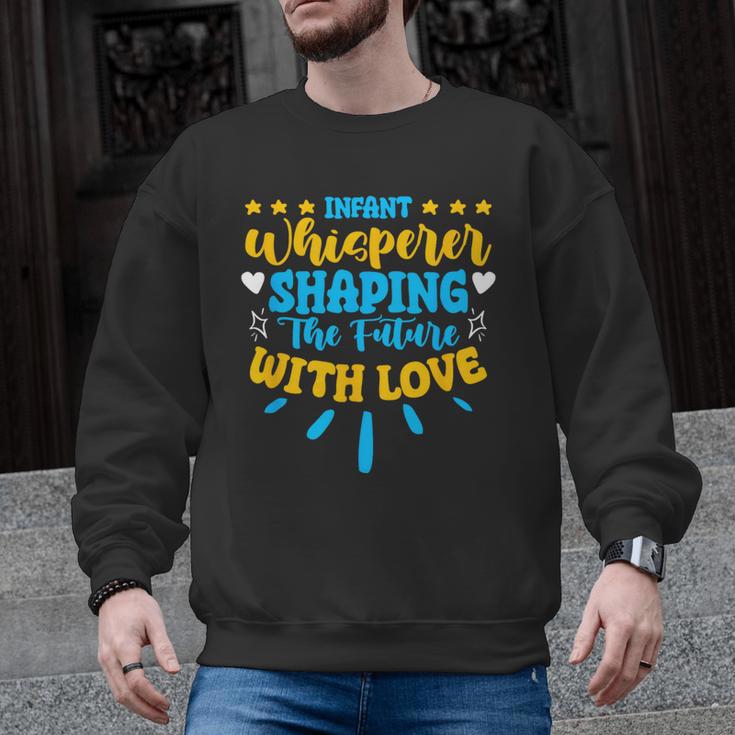 Infant Whisperer Daycare School Childcare Infant Teacher Men Graphic Sweatshirt