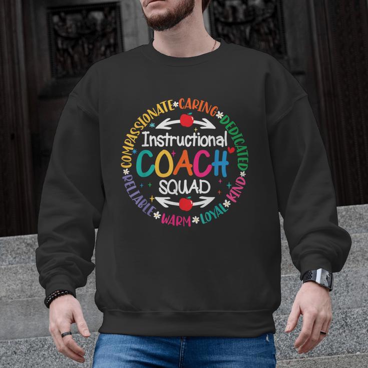 Instructional Coach Squad Teacher Assistant Support Team Men Graphic Sweatshirt