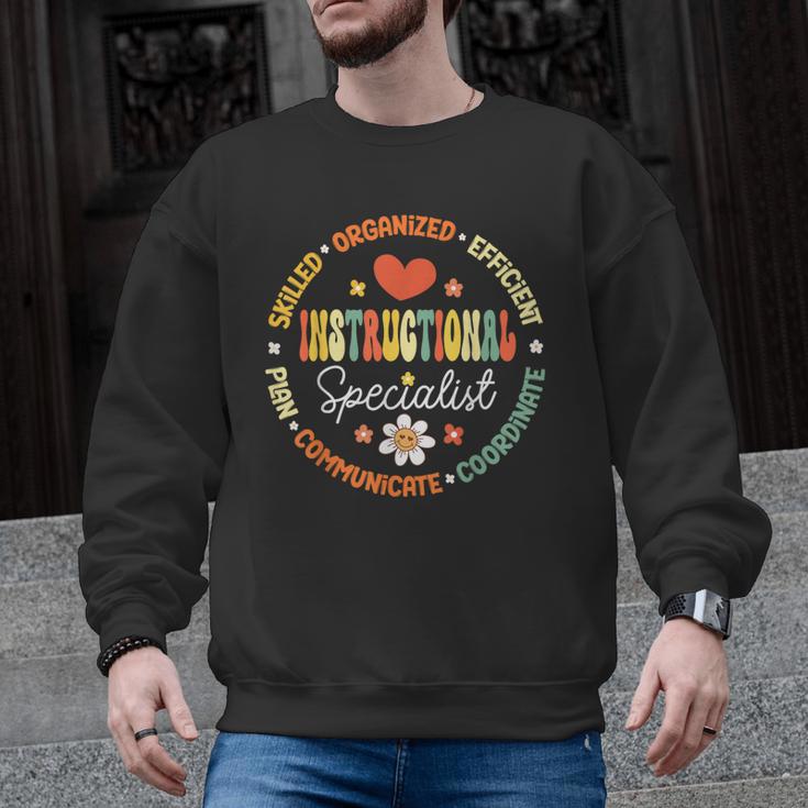 Instructional Specialist School Cute Academic Teacher Men Graphic Sweatshirt