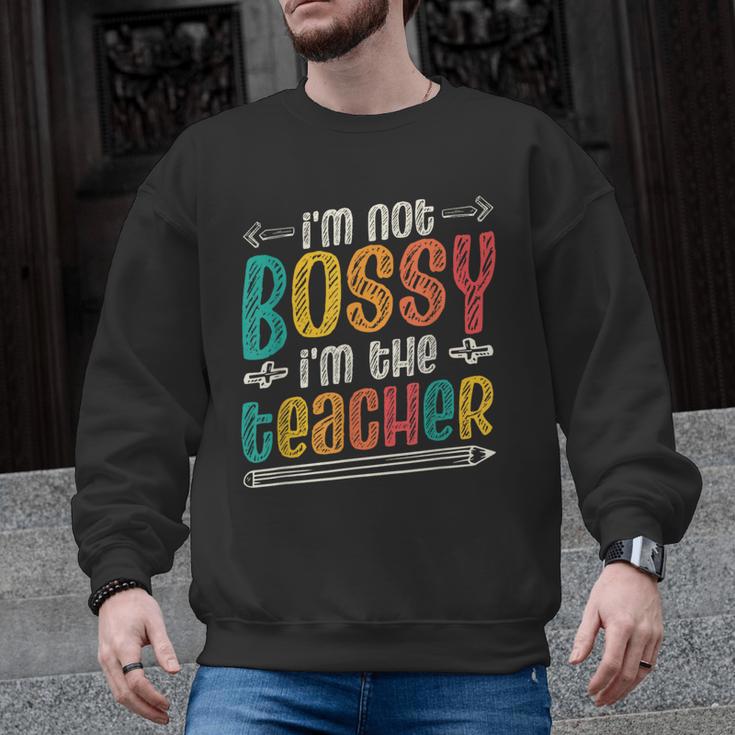 I´m Not Bossy I´m The Teacher Graduation Men Women Men Graphic Sweatshirt
