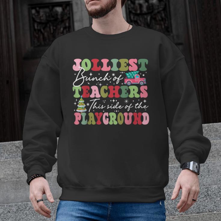 Jolliest Bunch Of Teachers This Side Of The Playground X-Mas Men Graphic Sweatshirt