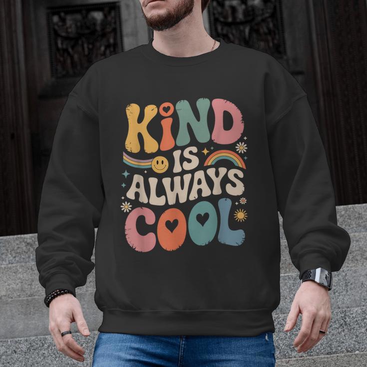 Kind Is Always Cool Teacher Graphic Tees Choose Kindness Men Graphic Sweatshirt