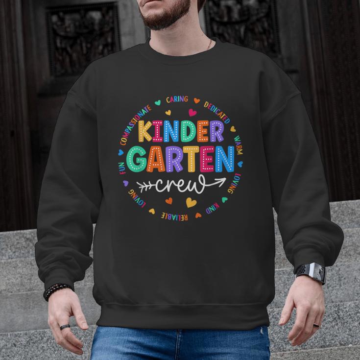 Kindergarten Crew Back To School Kindergarten Teacher Kids Men Graphic Sweatshirt
