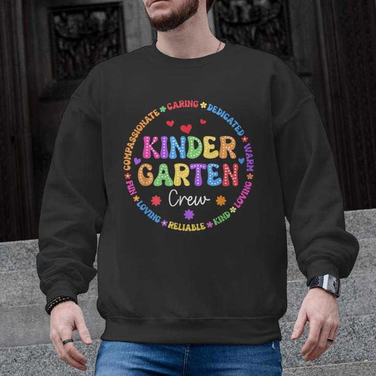 Kindergarten Crew Funy Back To School Teachers Kids Students Men Graphic Sweatshirt