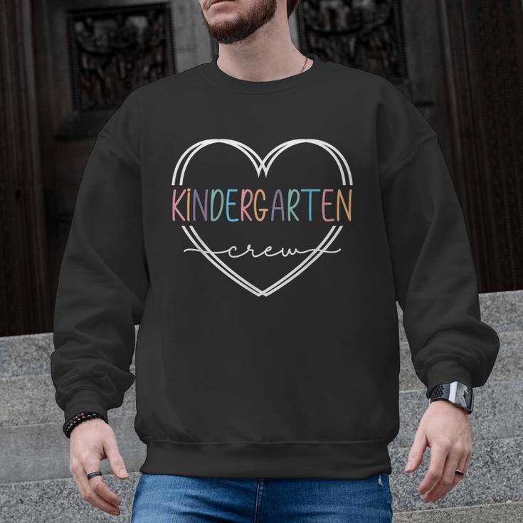 Kindergarten Crew Kinder Crew Teacher Squad Team Preschool Men Graphic Sweatshirt