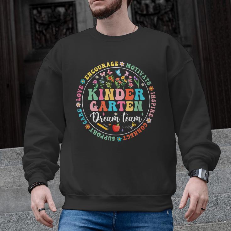Kindergarten Dream Team Back To School Teacher Flower For Men Women Girls Kids Men Graphic Sweatshirt