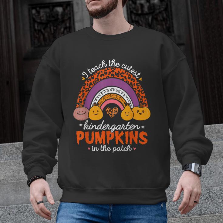 Kindergarten Teacher Pumpkin Patch Cute Men Graphic Sweatshirt