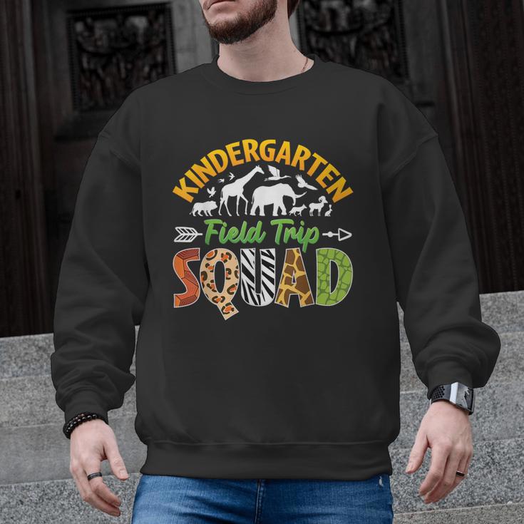 Kindergarten Zoo Field Trip Squad Matching Teacher Students Men Graphic Sweatshirt