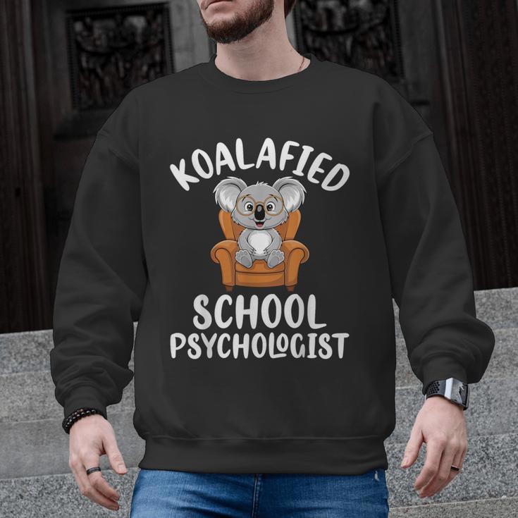 Koalafied School Psychologist Koala Lover Psychology Teacher Men Graphic Sweatshirt