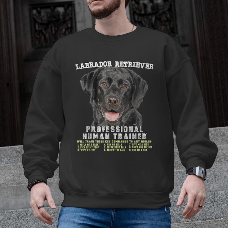 Labrador Retriever Lab Professional Human Trainer Men Graphic Sweatshirt