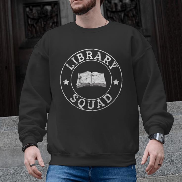 Library Squad Librarian Staff Teacher Group Matching  For Men Women Men Graphic Sweatshirt