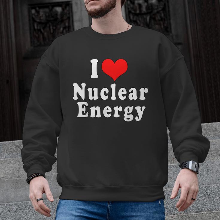 I Love Nuclear Energy School Teacher Men Graphic Sweatshirt