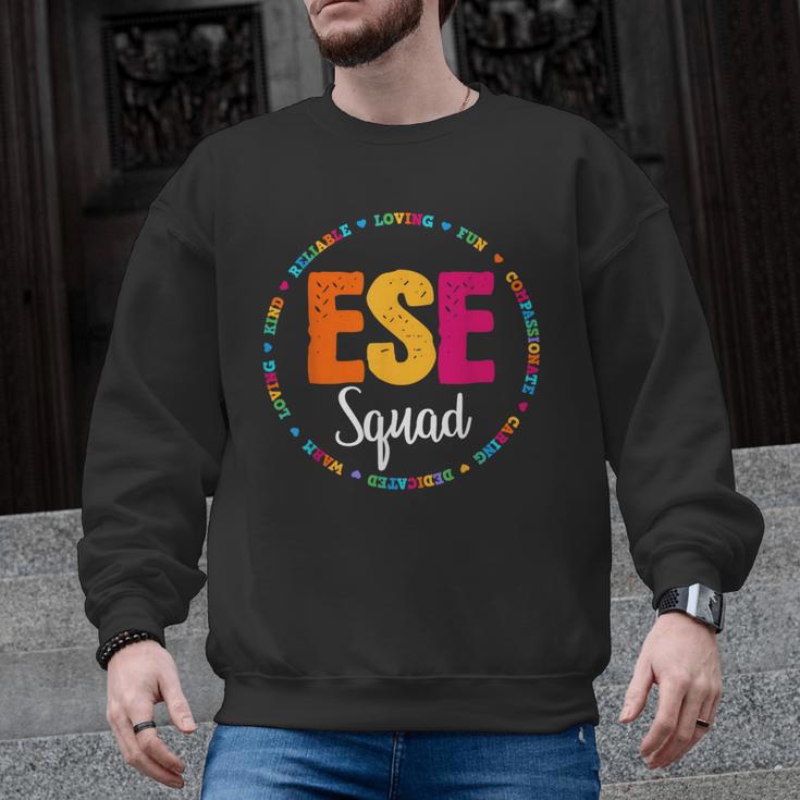 Matching ESE Squad First Last Day Team Teacher Student Tribe Men Graphic Sweatshirt